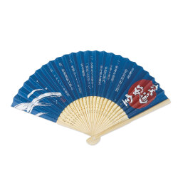 自転車安全利用五則が入った交通安全啓発の竹扇子